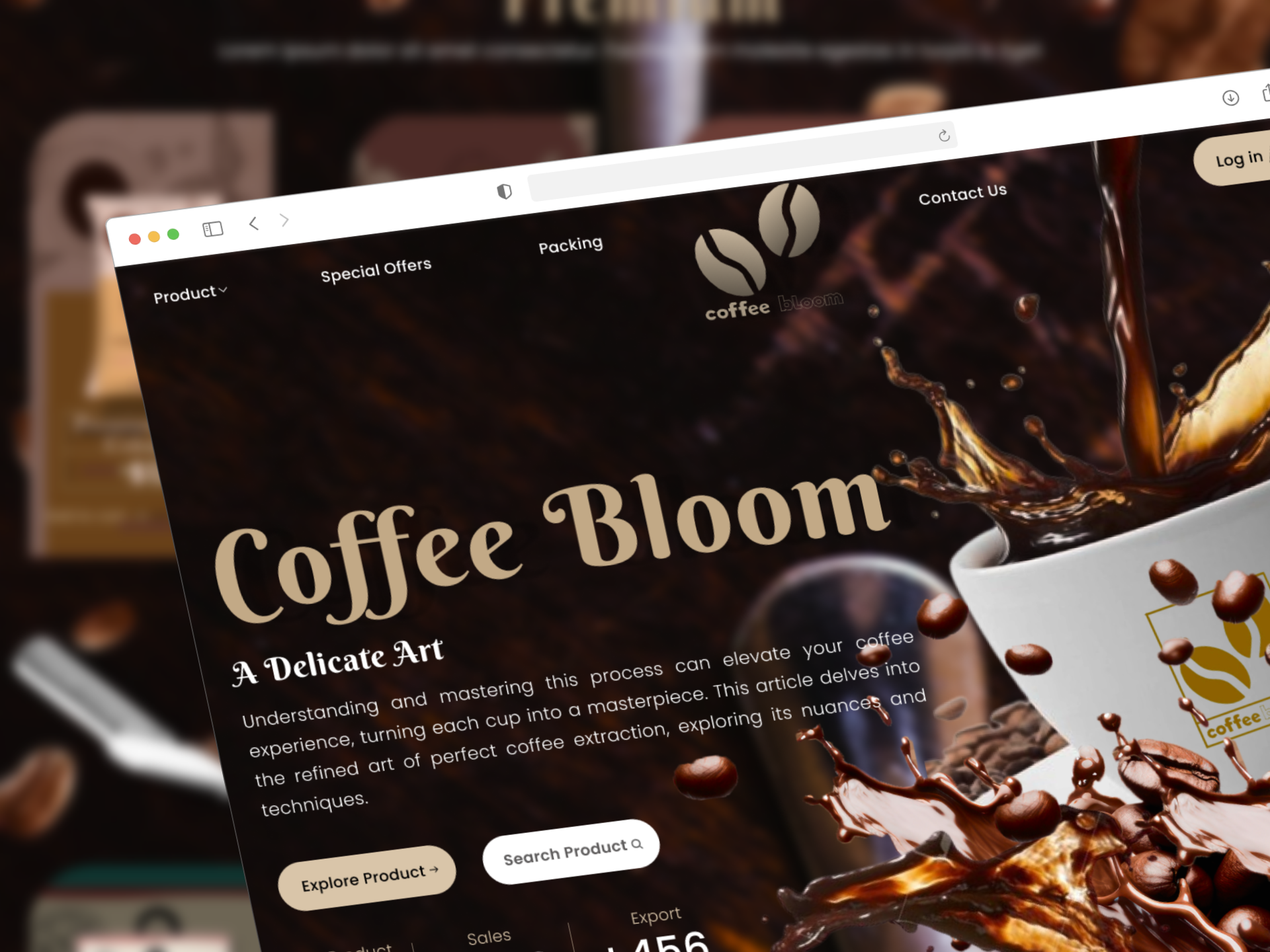 Example of Modern UI UX Design Web2 Web3, Mobile App