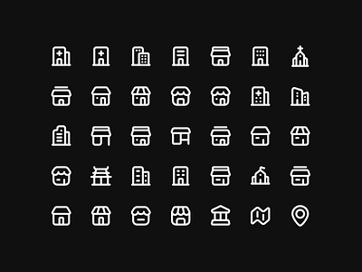 Building Icons - Lookscout Design System design design system figma icon set icons lookscout outline saas ui vector