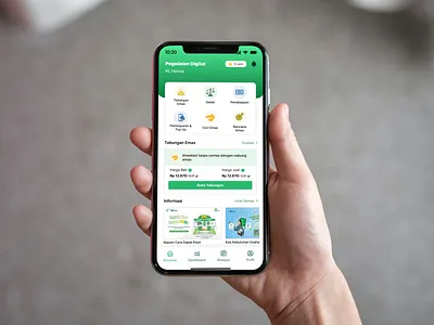 Pegadaian Digital - Redesign hanna mobile pegadaian redesign ui pegadaian