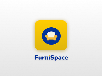 Furniture Mobile App Icon - FurniSpace appdesign dailyui dailyuichallenge figma furniture furnitureapp icon logo mobileapp uidesign uiux