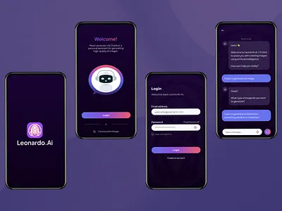 Chatbot Mobile Design design figma mobile design prototyping ui ux