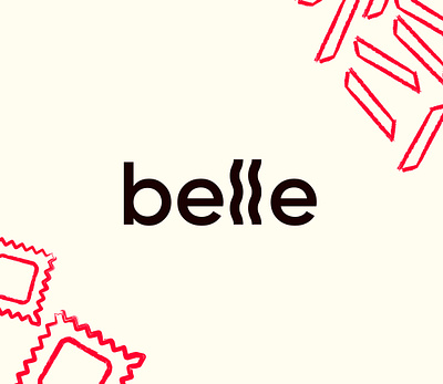 Belle Pasta branding design graphic design il illustration logo pastadesign typography