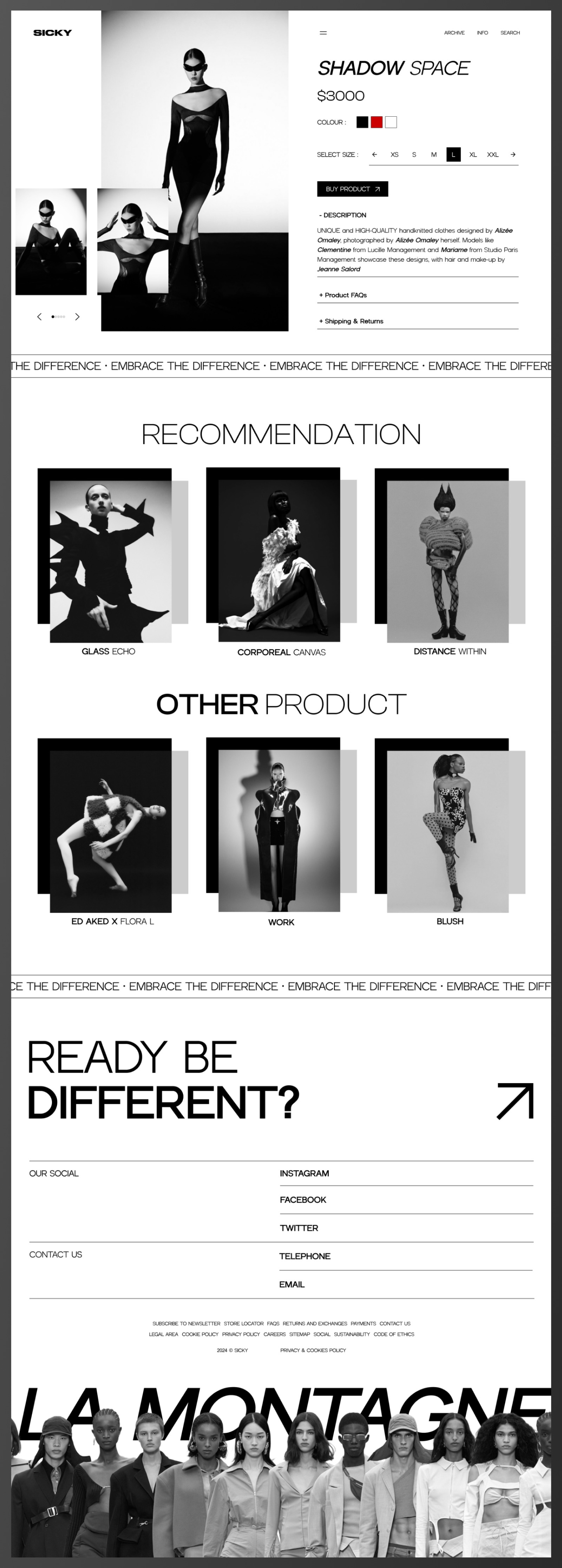 Sicky Mag Luxury Fashion Online Shop Website Product Detail by LAIN UI/UX for LAIN on Dribbble