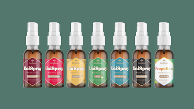 Uniflora spray package branding embalagem honey mel package spray uniflora