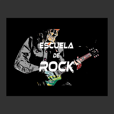 School of Rock after effects animation argentina design draw gif grafic design illustration illustrator logo motion design motion graphics photoshop premiere