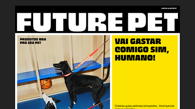 Petlove | FuturePet Landing page banner branding desktop dog futurepet landing page pet petlove site web webdesign