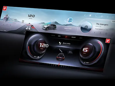 2022IF AWAKENING & VOYAH branding conceptual design design graphic design hmi ui