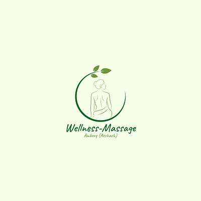 Wellness & Massage Logo branding design graphic design illustration logo vector webdesign