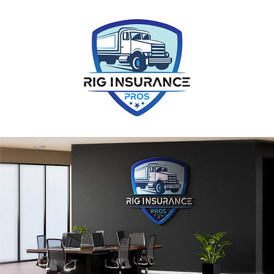 Truck Insurance Logo branding design graphic design illustration logo vector webdesign