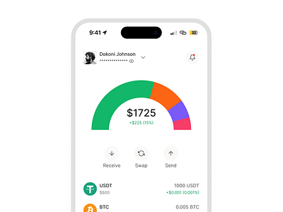 Crypto Wallet Management app bitcoin crypto cryptowallet design etherium mobile mobiledesign simpleui ui uidesign uiux uiuxdesign uiuxdesigner uiuxmobile wallet web3 webdesign