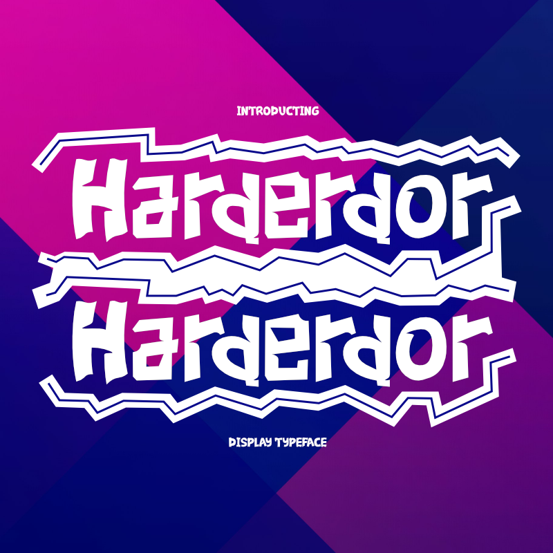Harderdor Font cartoon classic comic display font font fun funny playful retro sans serif type typeface