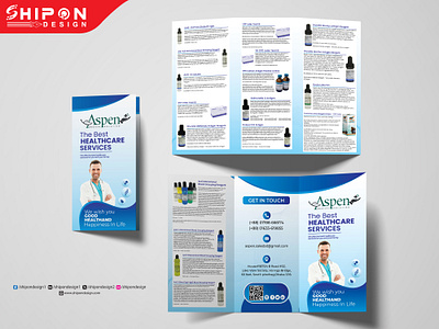 Medical Brochure Design branding brochure design design free graphic design medical medical brochure design shipon design shipondesign vector