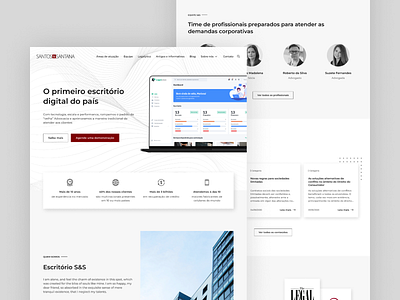 Santos & Santana | Law Firm Website Design design desktop mobile ui ux website