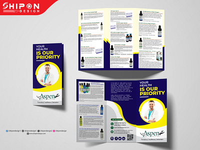 Medical Brochure Design branding brochure design design free graphic design logo medical brochure design medical broucher shipon design shipondesign ui vector