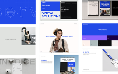 Brand design work for Design agency branding grap graphic design logo ui uiux