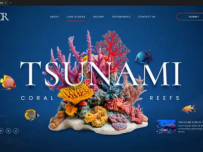 Tsunami Website Design and Development branding design graphic design illustration ui we web development website website design