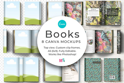 Book Mockup Kit for Canva book book cover design book cover mockup book cover template book mockup kit for canva booklet mockup canva book cover mockup canva book mockup canva book template canva mockup canva mockup template page mockup