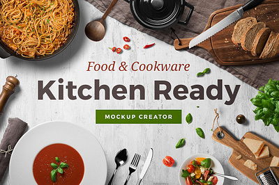 Kitchen Ready Mockup Creator bar cookware creator generator grocery header hero kitchen kitchen ready mockup creator presentation pub restaurant tools