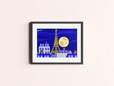 Eiffel Tower, Paris at night illustration / vector art adobe illustrator art eiffel tower eiffel tower at night eiffel tower illustration eiffel tower paris illustration paris paris at night paris illustration vector vector art