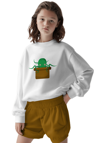 Project plant-opus chartoon character digital art plat opus shirt design
