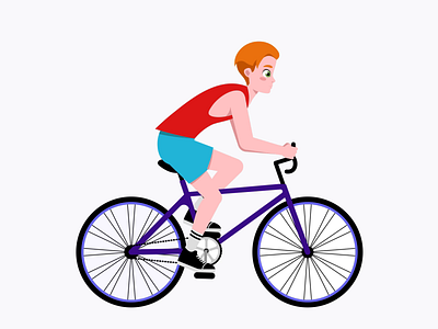 Cycle Lottie Animation animation bicycling cycle cycle icon cycle illustration cycling design illustration lottie motion graphics ride riding ui