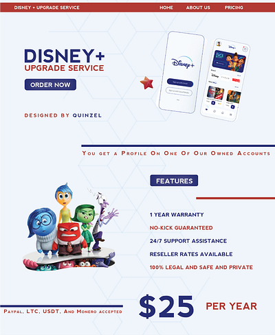 Disney Service Thread Design graphic design ui