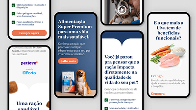 Petlove | Liva Landing page campaign campanha landing page liva mobile pet petlove site ui web webdesign