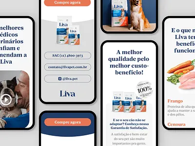 Petlove | Liva Landing page campaign campanha landing page mobile pet petlove site ui web webdesign