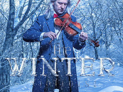 THE WINTER VIOLINIST (ACT I) aftereffects graphic design motion graphics photoshop poster posterdesign videoinmotion