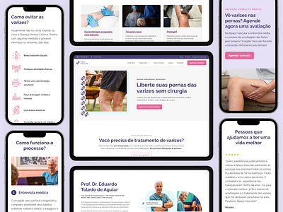 Spaço Vascular | Clinic Website Redesign design redesign ui ux website