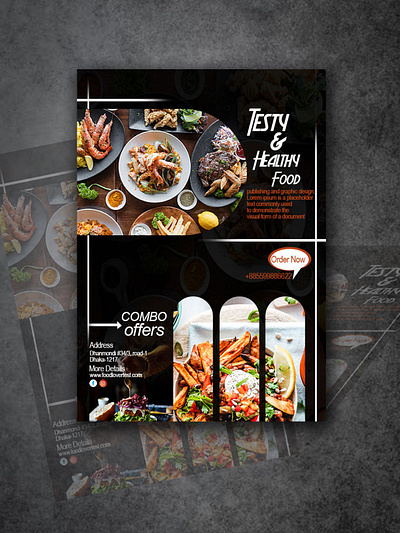 Food Flyer Design | Flyer Template flyer layout.