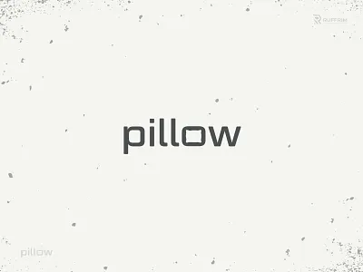 Pillow | Wordmark Logo branding comfy logo design graphic design illustration logo negative space negative space logo night logo pillow pillow logo puffy logo sleep logo sofa logo text logo type logo typography word logo wordmark wordmark logo