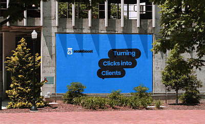 From Scaleboost Brand Work billboard branding graphic design logo