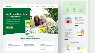 Homepage Proposal bees health insects medicine product ui uidesign