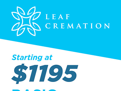 Leaf Cremation Brochure branding business cremation design illustration