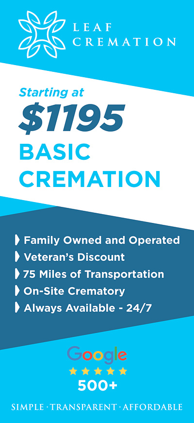 Leaf Cremation Brochure branding business cremation design illustration