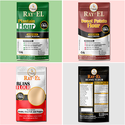 Product Design: Flour Packaging 3d branding graphic design logo packaging product design product pouche