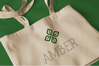 Project Amber branding logo logo design tote bag