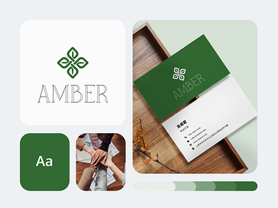 Project Amber branding branding design card card design logo