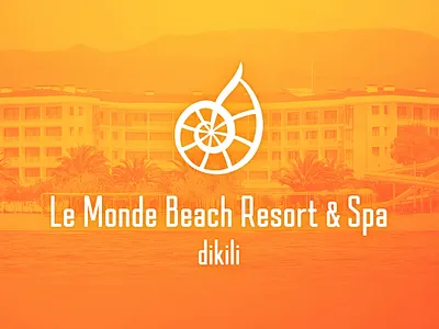 Brand Identity Design | Le Monde Beach Resort & Spa beach resort brand identity design branding graphic design hotel logo logo design logotype nautilus seashell