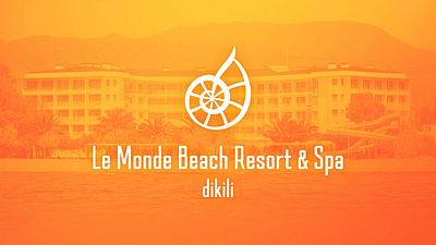 Brand Identity Design | Le Monde Beach Resort & Spa beach resort brand identity design branding graphic design hotel logo logo design logotype nautilus seashell