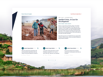 Nonprofit Website Design - Eastern Congo Initiative change aid charity charity website design congo textures design elevation web elevation web design graphic design impact non profit nonprofit nonprofit web design nonprofit website nonprofit website design textures ui web design webdesign website design