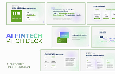 AI FinTech Pitch Deck | Seed Pitch Deck pitch deck pitch deck design powerpoint design presentation presentation design presentation designer presentation page startup presentation