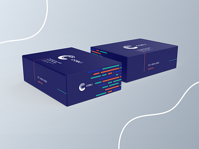 Cobli Product Box branding graphic design stationery