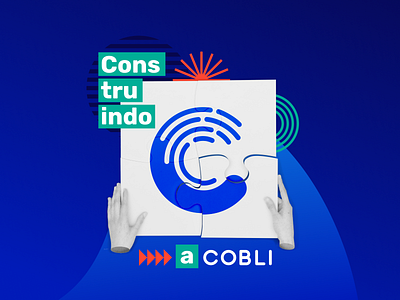 Construindo a Cobli branding composition graphic design visual identity