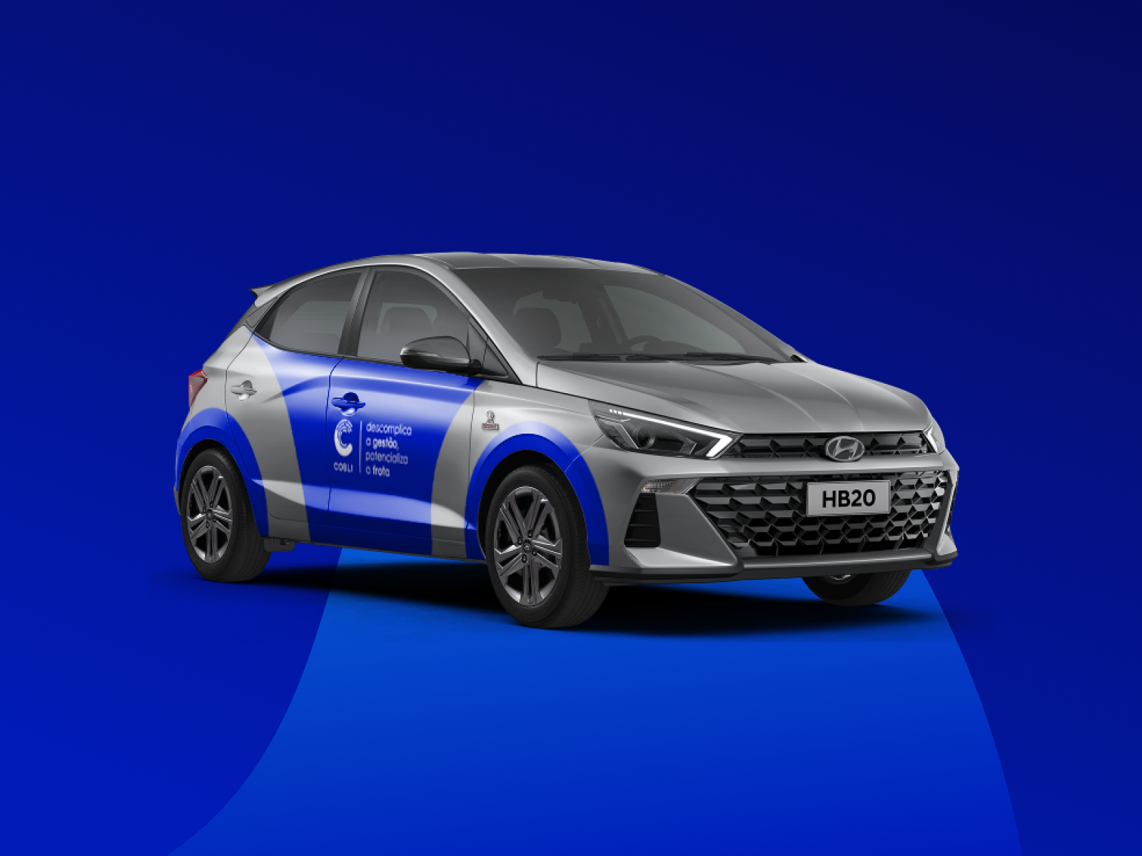 Cobli Car branding car graphic design