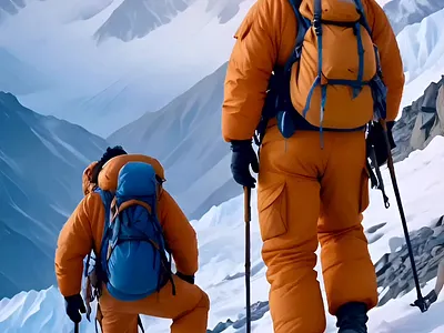 Conquering the Peaks A Himalayan Odyssey - AI video trials animation