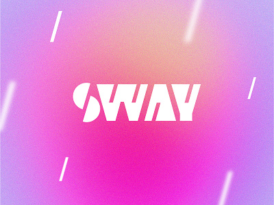 Sway - Angle Logo advocate angle branding gradient graphic design health logo oklahoma pink purple wellness youth