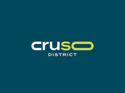Cruso - Oval block blue city community district graphic design green hospital logo neighborhood oklahoma oval plaza