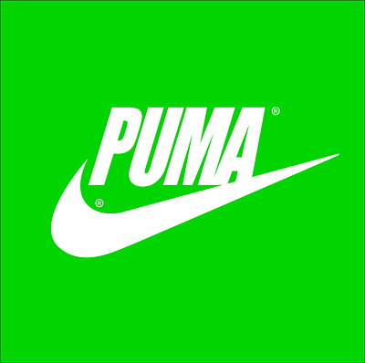 Puma vs. Nike branding graphic design logo